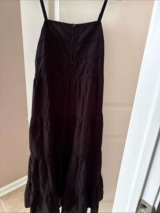 Universal Thread Dresses & Skirts - Universal Thread Black Tiered Maxi Sundress with Spaghetti Straps